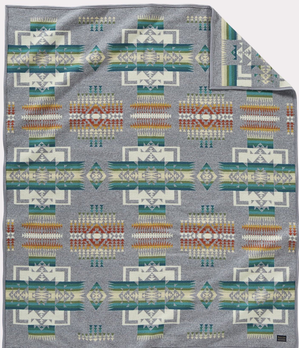 PENDLETON - CHIEF JOSEPH - GREY Blanket Robe