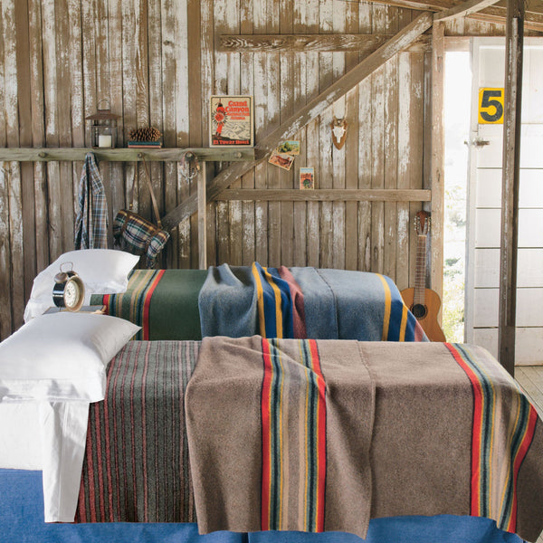PENDLETON - YAKIMA CAMP MINERAL UMBER Blanket TWIN