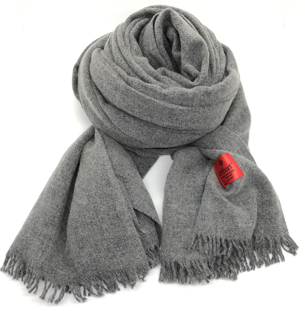 ERFURT - WOVEN SOLID COLOUR SCARF - Grey 95