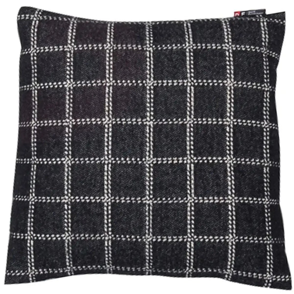 DAVID FUSSENEGGER - NOVA CHECKERED - Black/White Cushion