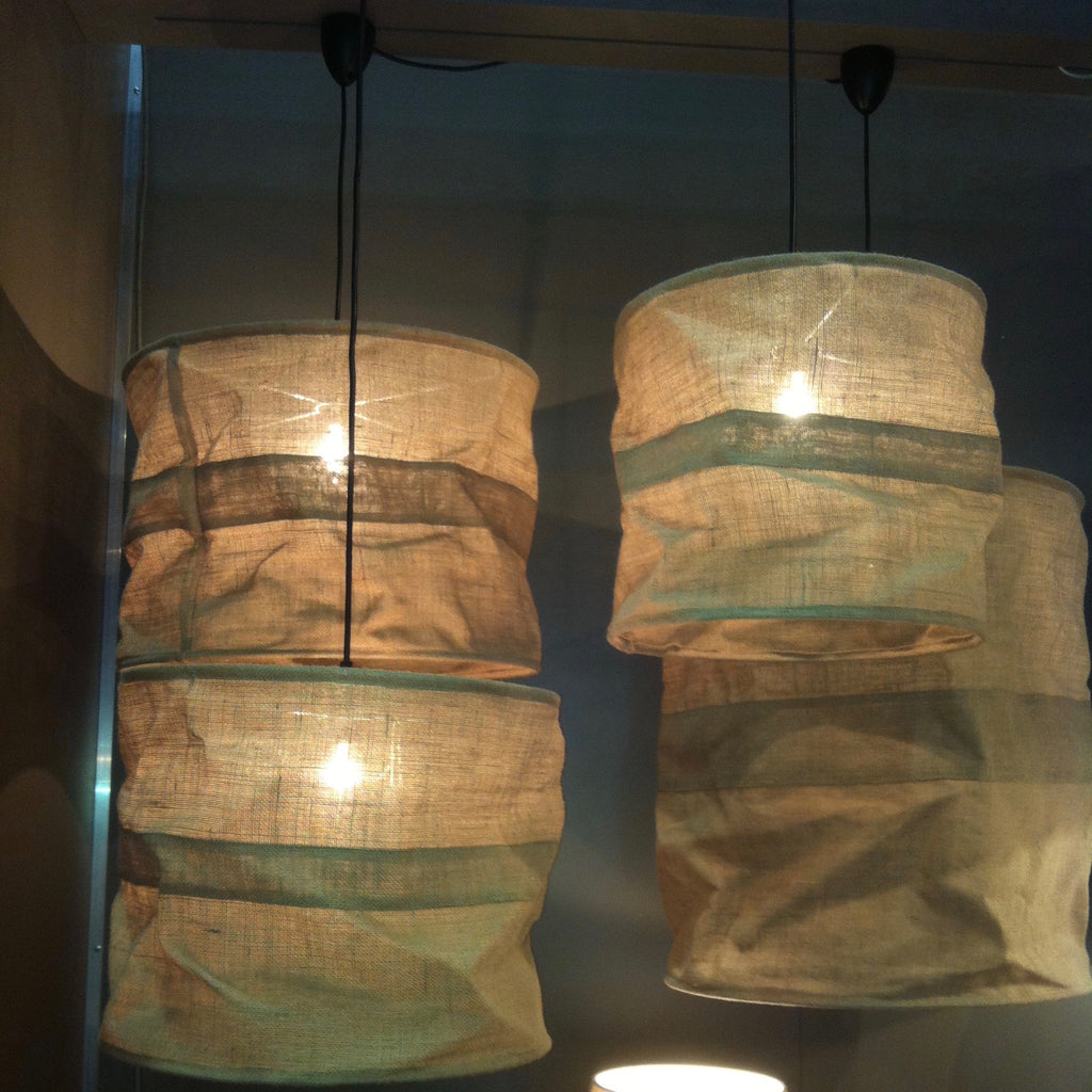 HESSIAN OVERHEAD CEILING LAMPS