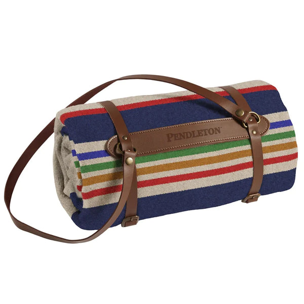 PENDLETON -  NATIONAL PARK  THROW with Leather Carrier- YELLOWSTONE