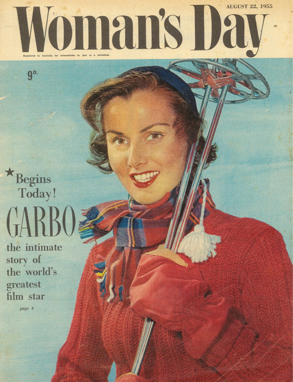 VINTAGE WOMENS Day Cover August 1955
