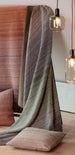 DAVID FUSSENEGGER- SAVONA HERRINGBONE THROW - Ivy/Green/Brown